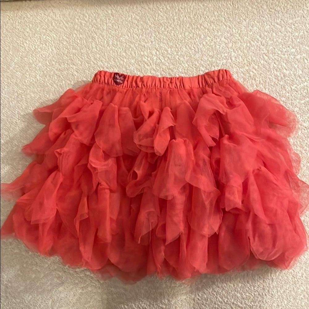 Naartjie Pink Ruffled Mini Skirt